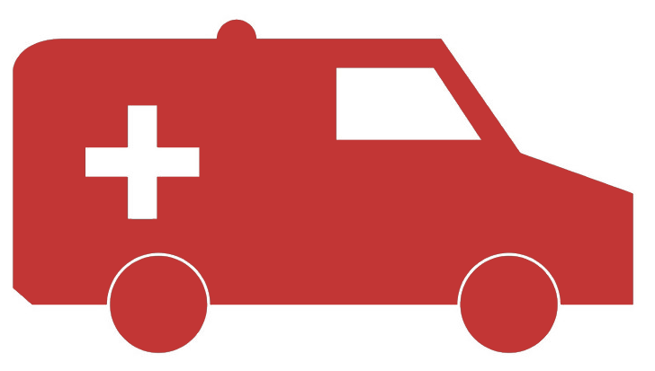 Red Ambulance Icon
