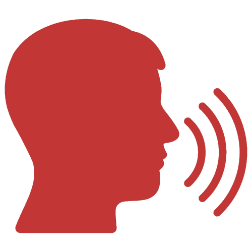 Speaking Face Icon